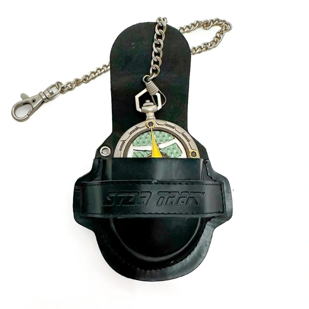 Star Trek Klingon Bird Of Prey Star Ship Official Collectors Pocket Watch